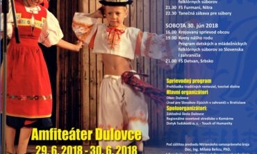 XXII. Južnoslovenské detské a mládežnícke folklórne slávnosti v Dulovciach