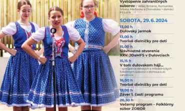 XXV. Južnoslovenské detské a mládežnícke folklórne slávnosti v Dulovciach